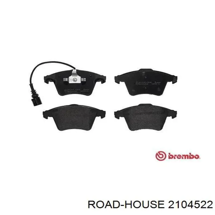 Klocki hamulcowe przednie tarczowe Road House 2104522 cena, od 41,98 USD