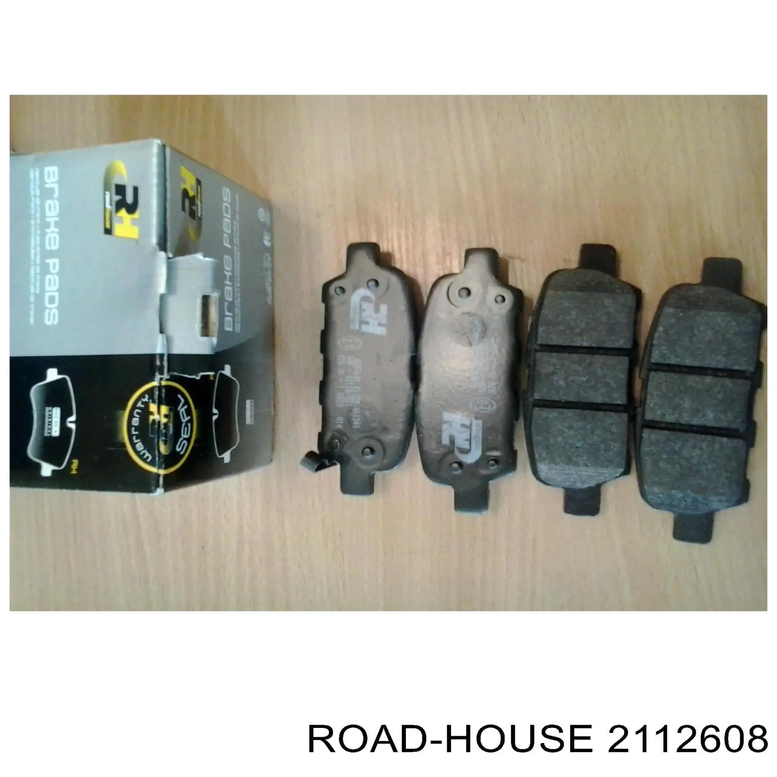 Do koszyka 2112608 Road House Klocki hamulcowe przednie tarczowe