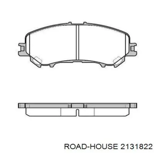 21318.22 Road House klocki hamulcowe przednie tarczowe