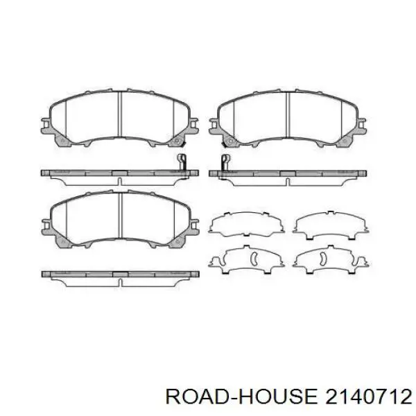 2140712 Road House Klocki hamulcowe przednie tarczowe