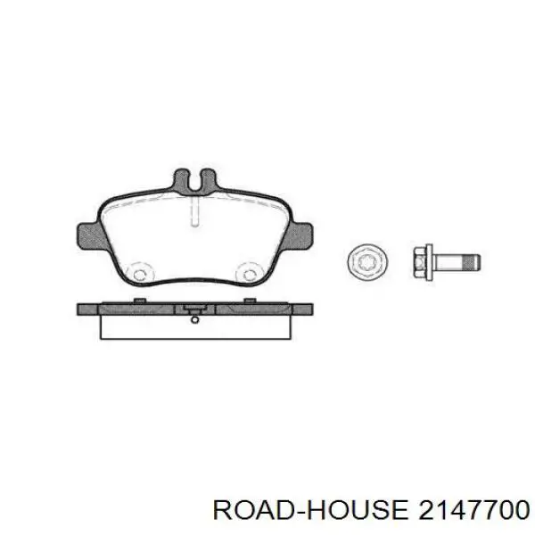 Okładziny (klocki) do hamulców tarczowych tylne Road House 2147700 cena, od 28,19 USD