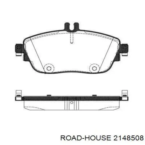 Klocki hamulcowe przednie tarczowe Road House 2148508 cena, od 31,00 USD