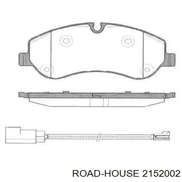 Klocki hamulcowe przednie tarczowe Road House 2152002 cena, od 37,39 USD