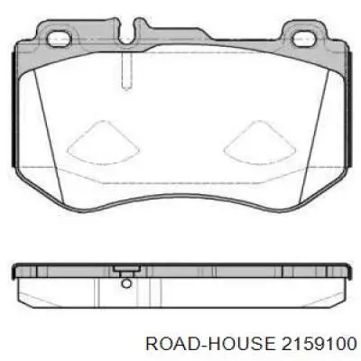 2159100 Road House Klocki hamulcowe przednie tarczowe