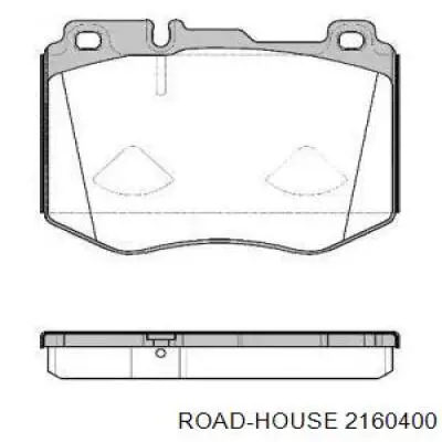 Klocki hamulcowe przednie tarczowe Road House 2160400 cena, od 48,65 USD