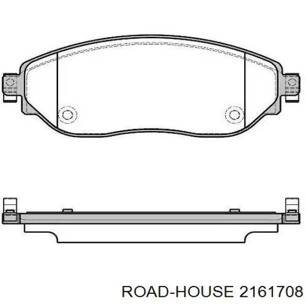 2161708 Road House Klocki hamulcowe przednie tarczowe