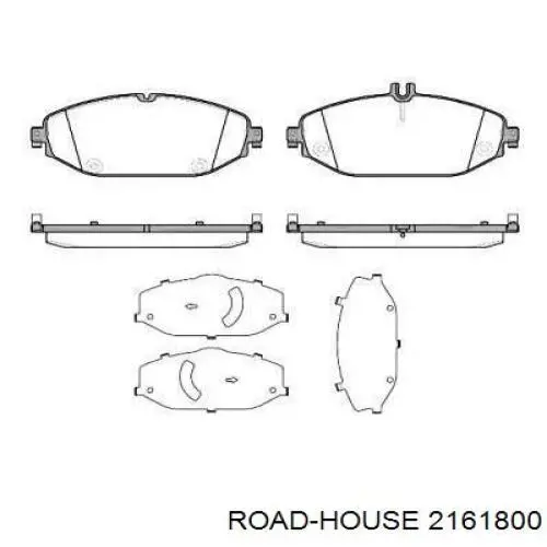 21618.00 Road House klocki hamulcowe przednie tarczowe