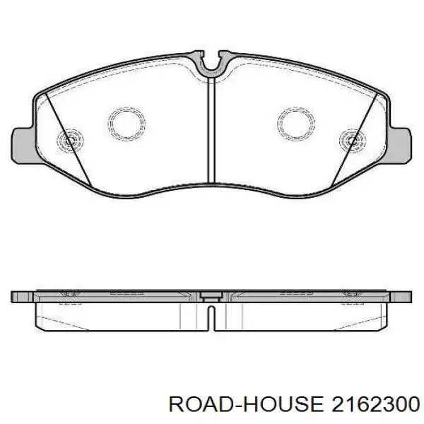 2162300 Road House Klocki hamulcowe przednie tarczowe