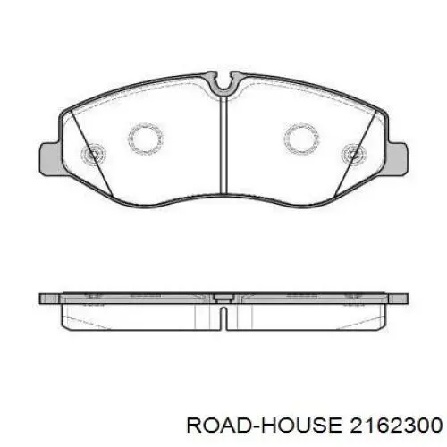 Klocki hamulcowe przednie tarczowe Road House 2162300 cena, od 42,08 USD