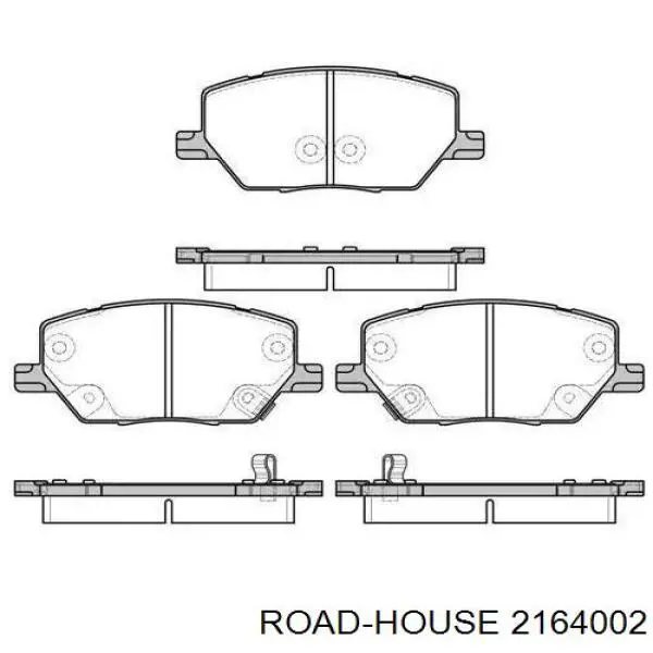 2164002 Road House Klocki hamulcowe przednie tarczowe
