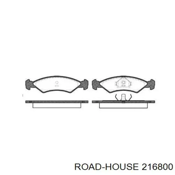Klocki hamulcowe przednie tarczowe Road House 216800 cena, od 22,16 USD