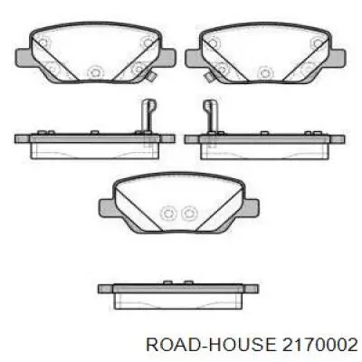 21700.02 Road House okładziny (klocki do hamulców tarczowych tylne)