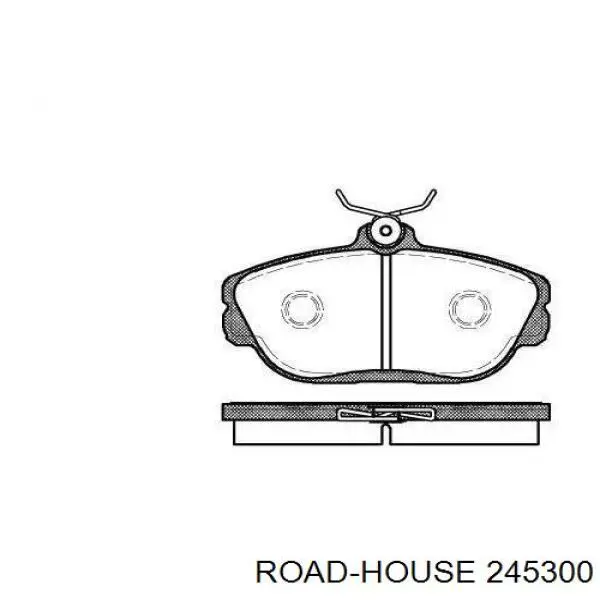 Klocki hamulcowe przednie tarczowe Road House 245300 cena, od 53,78 USD
