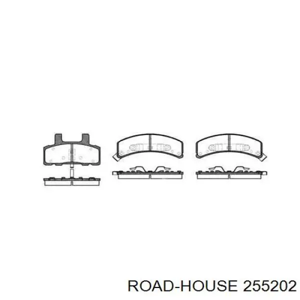 Klocki hamulcowe przednie tarczowe Road House 255202 cena, od 31,08 USD