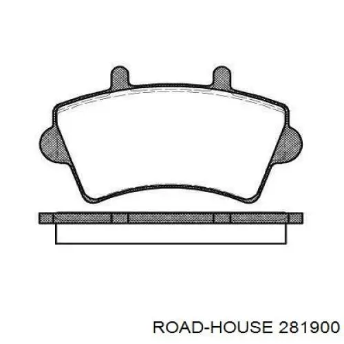 Klocki hamulcowe przednie tarczowe Road House 281900 cena, od 26,11 USD