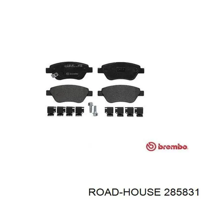 Klocki hamulcowe przednie tarczowe Road House 285831 cena, od 25,44 USD