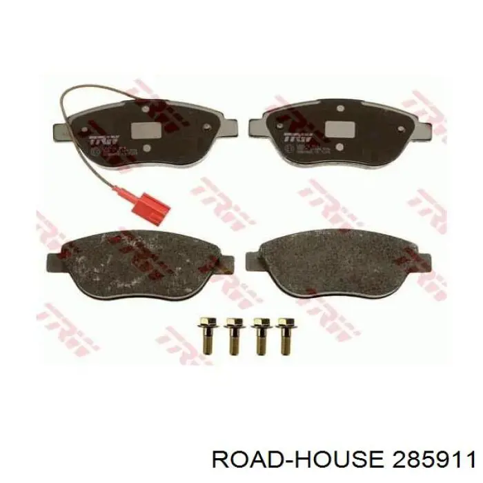 Klocki hamulcowe przednie tarczowe Road House 285911 cena, od 24,83 USD