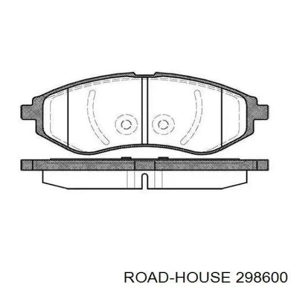 Klocki hamulcowe przednie tarczowe Road House 298600 cena, od 14,89 USD
