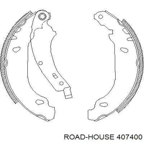 Klocki hamulcowe tylne bębnowe Road House 407400 cena, od 21,35 USD