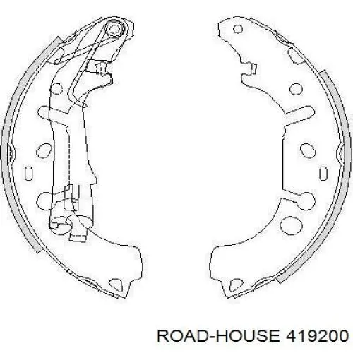 Klocki hamulcowe tylne bębnowe Road House 419200 cena, od 33,87 USD