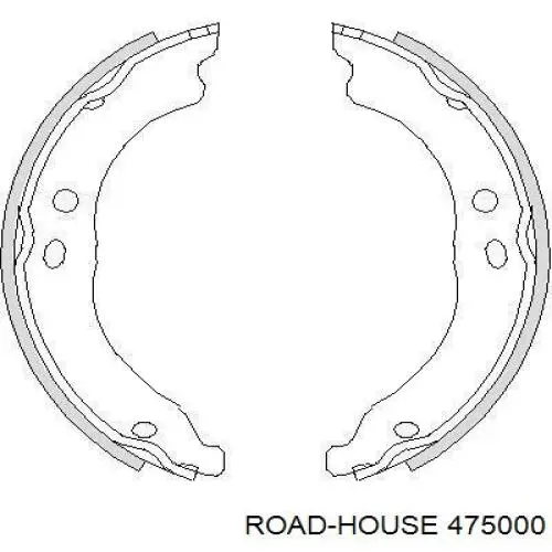 Klocki hamulca ręcznego Road House 475000 cena, od 100,92 zł