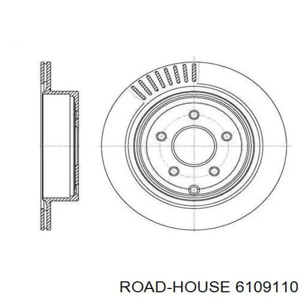 61091.10 Road House tarcza hamulcowa tylna