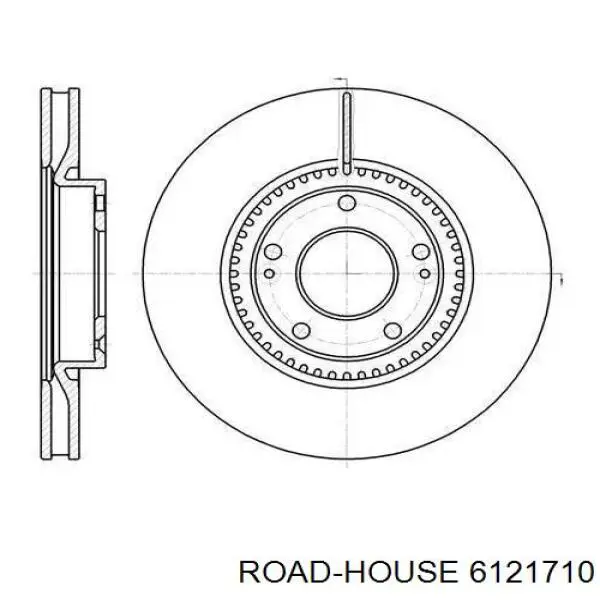 61217.10 Road House tarcza hamulcowa przednia