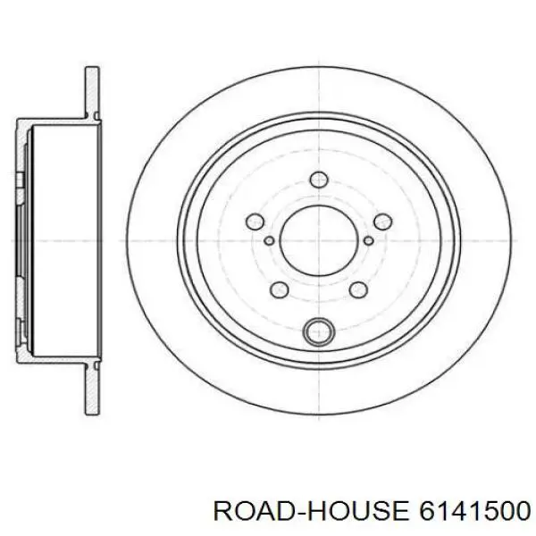 61415.00 Road House tarcza hamulcowa tylna