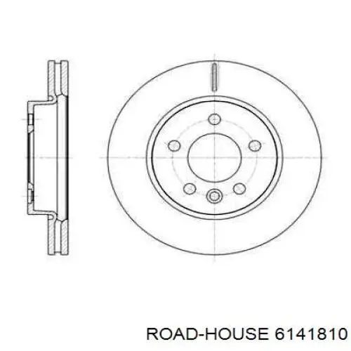 61418.10 Road House tarcza hamulcowa przednia