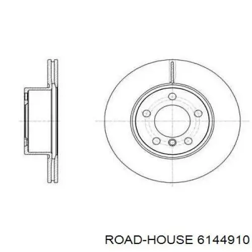 61449.10 Road House tarcza hamulcowa przednia