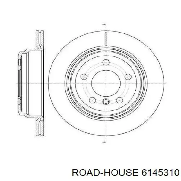 6145310 Road House Tarcza hamulcowa tylna