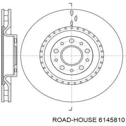 61458.10 Road House tarcza hamulcowa przednia