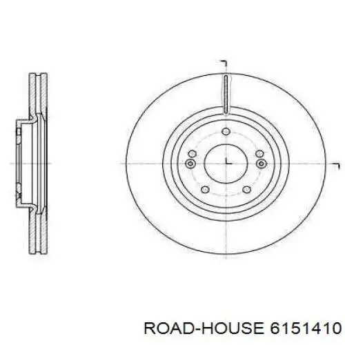 61514.10 Road House tarcza hamulcowa przednia