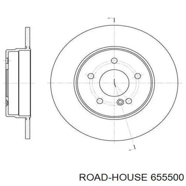 Tarcza hamulcowa tylna Road House 655500 cena, od 42,69 USD