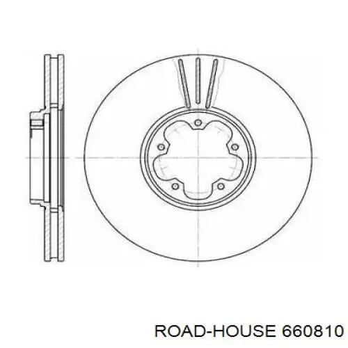 Tarcza hamulcowa przednia Road House 660810 cena, od 46,49 USD