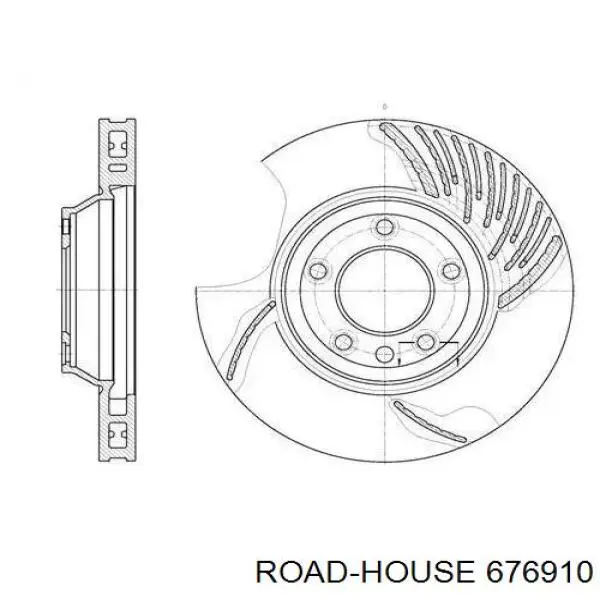 6769.10 Road House tarcza hamulcowa przednia