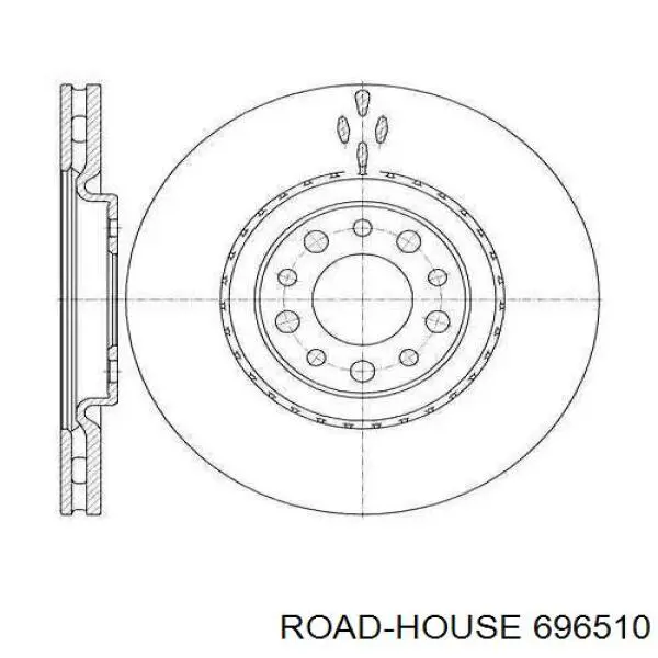 6965.10 Road House tarcza hamulcowa przednia