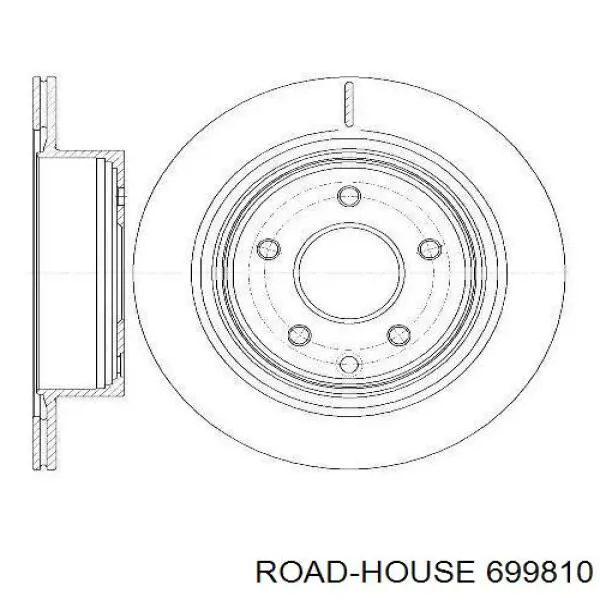 6998.10 Road House tarcza hamulcowa tylna