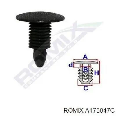 Do koszyka A175047C Romix Spinka mocowania nadkola przedniego