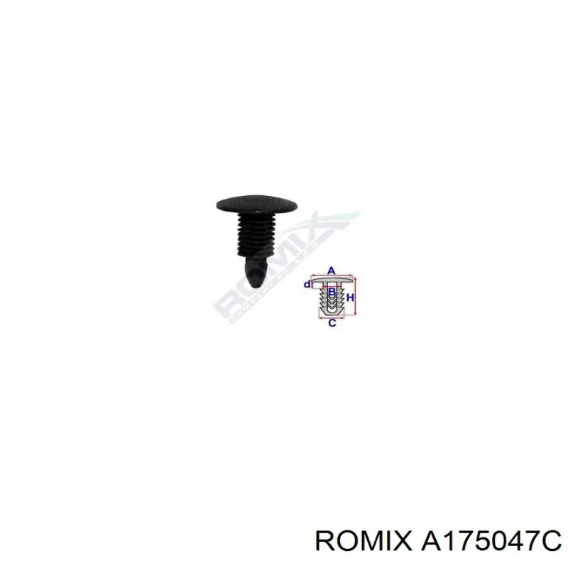 Do koszyka 95033FC030OE Subaru Spinka mocowania nadkola przedniego
