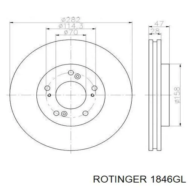 Tarcza hamulcowa tylna Acura MDX II Restyling SUV (YD2) (2010 - 2013) cena, od 82,79 USD