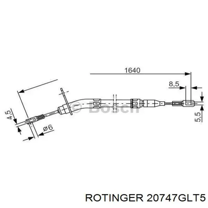 Tarcza hamulcowa przednia Rotinger 20747GLT5 cena, od 93,44 USD
