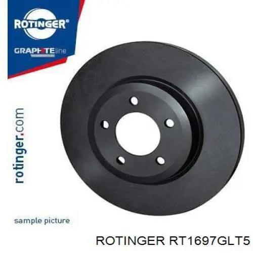 Tarcza hamulcowa tylna Rotinger RT1697GLT5 cena, od 30,60 USD