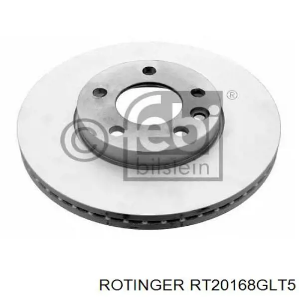 Tarcza hamulcowa przednia Rotinger RT20168GLT5 cena, od 65,08 USD