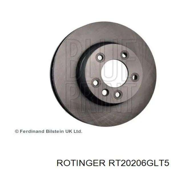 Do koszyka RT20206GLT5 Rotinger Tarcza hamulcowa przednia