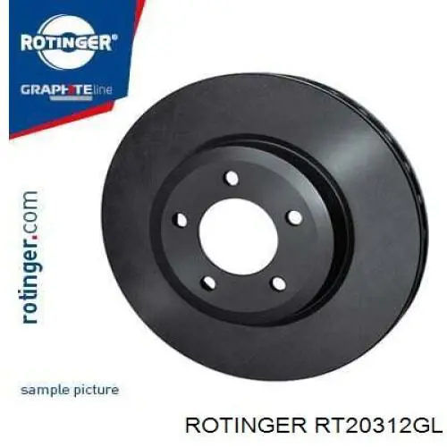RT20312GL Rotinger Tarcza hamulcowa przednia