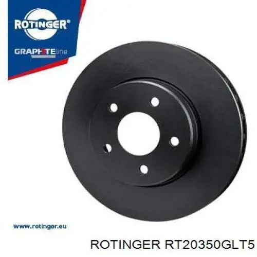 RT20350GLT5 Rotinger Tarcza hamulcowa przednia