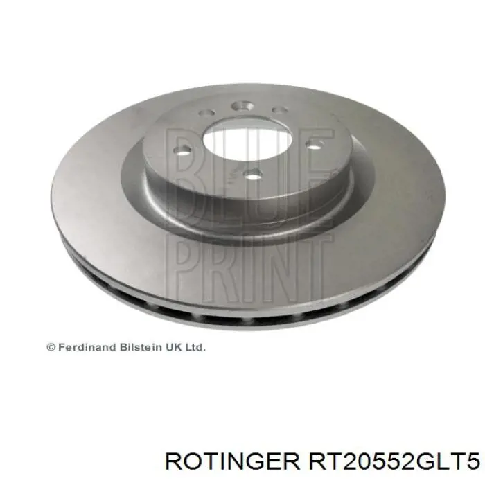 Tarcza hamulcowa przednia Rotinger RT20552GLT5 cena, od 92,06 USD