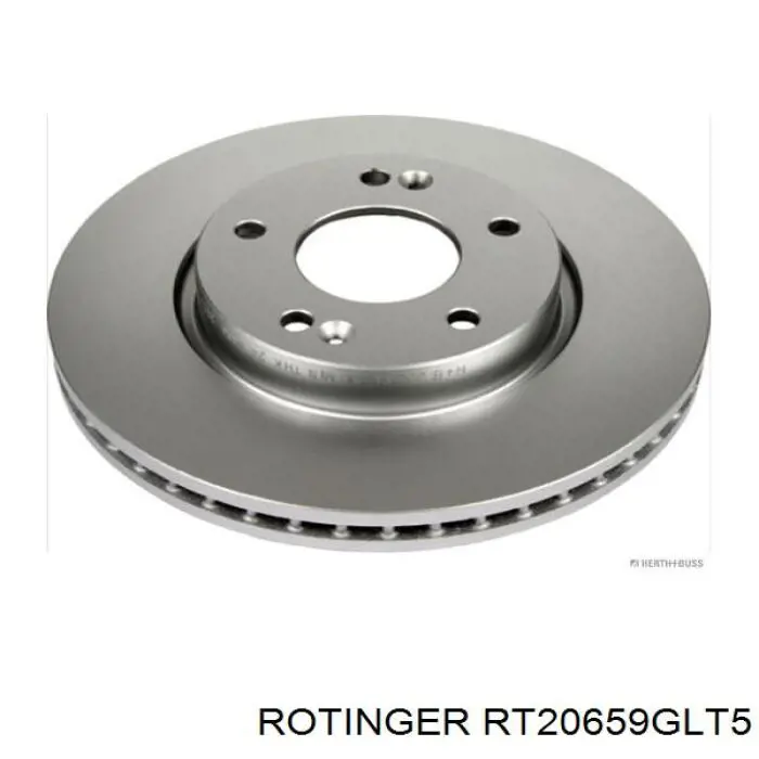 Tarcza hamulcowa przednia Rotinger RT20659GLT5 cena, od 50,06 USD