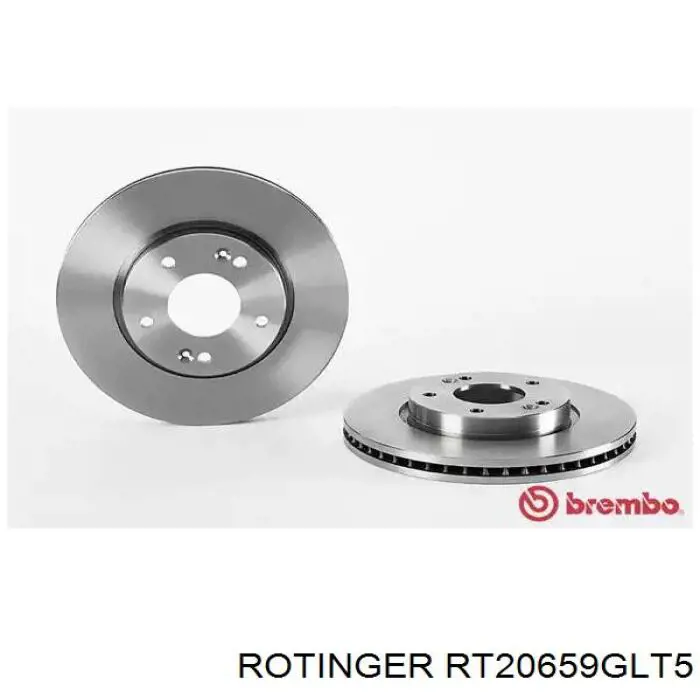 Do koszyka RT20659GLT5 Rotinger Tarcza hamulcowa przednia